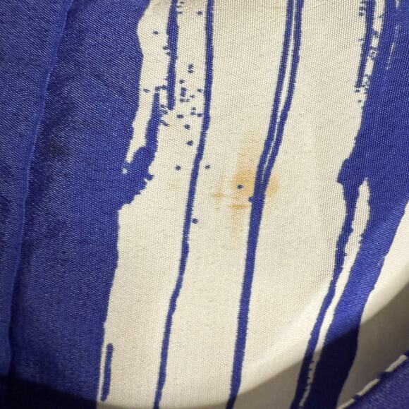 Esprit De Corp Sheath Dress Women 11 / 12 Blue White Sleeveless VTG Nautical - Picture 6 of 8